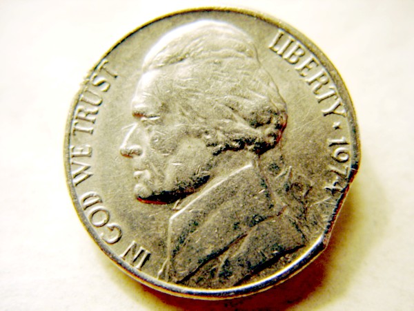 1974-P-Jefferson-Nickel,-Clipped-Planchet?